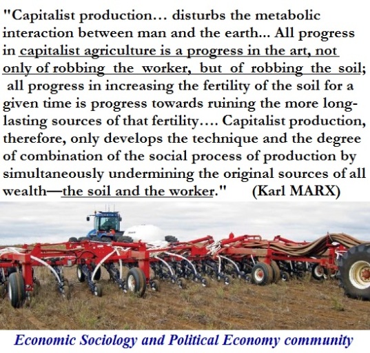 agriculture capitalism karl marx